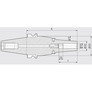 Mandrin de frettage bt power shrink chuck